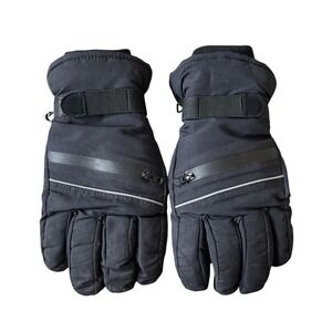 Heat Tek ski gloves 3M Thinsulate Touch screen size‎ Large Tek Gear Black